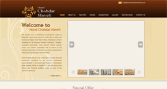 Desktop Screenshot of hotelchobdarhaveli.com
